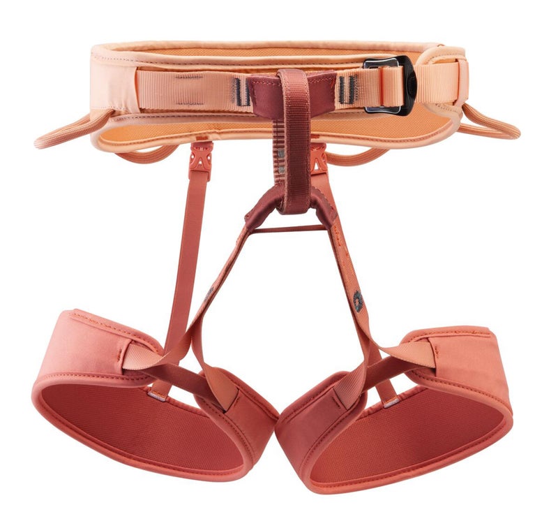 PETZL CORAX LT Women Comfortable  Durable Women's Harness for a Variety of Climbing objectives  M  Coral Sand - Image 1